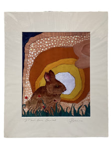 Marsh Hare Sunset - Print - 16" x 20"