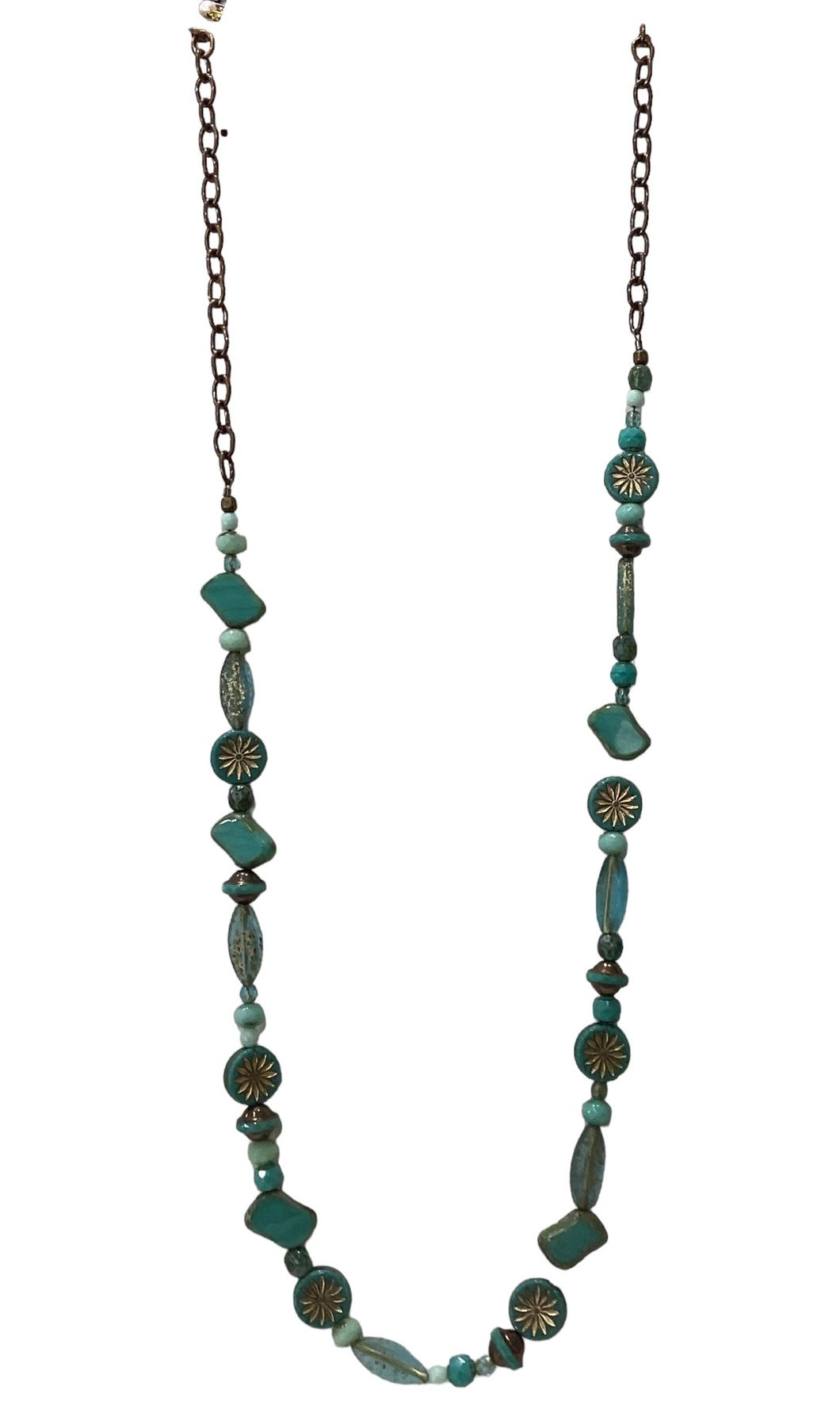 Blue Mixed Necklace - 34