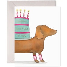 Slinky Dog Birthday Wishes Greeting Card