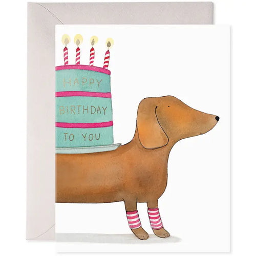 Slinky Dog Birthday Wishes Greeting Card