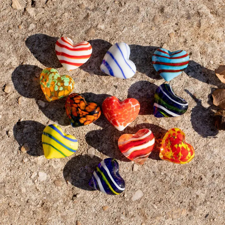 Glass Pocket Hearts