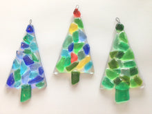 Glass Christmas Kaleidoscope Tree Ornament