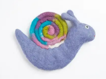 Snail Finger Puppet