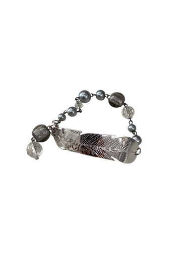 Silver Feather Bracelet