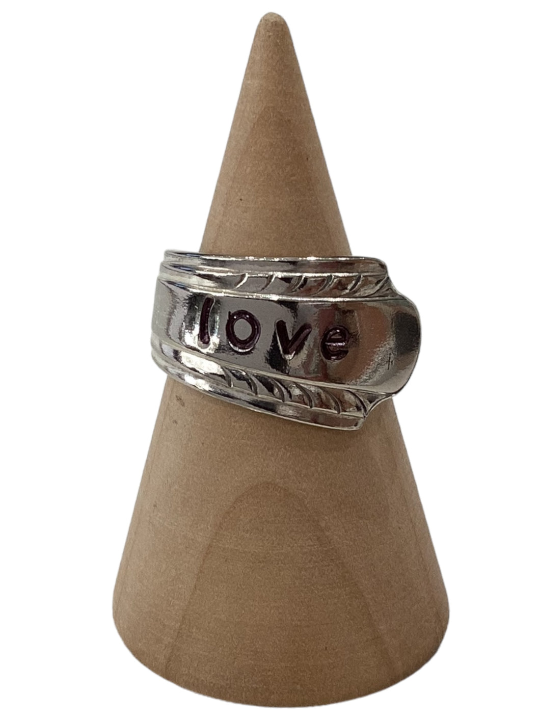 Silverware Stamped Rings