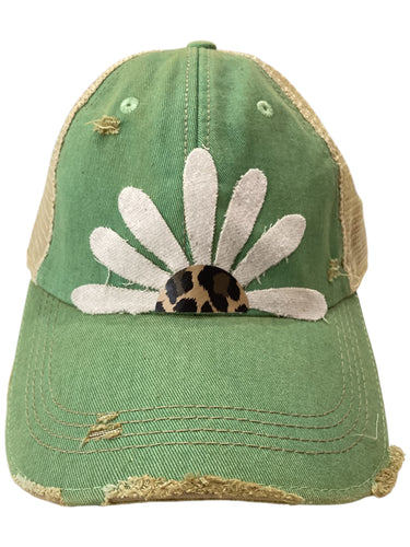 Daisy & Leopard Hat