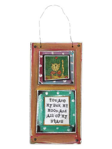 Cardboard Plaque - You are My Sun, My Moon and All of My Stars