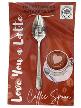 "Love You A Latte" Coffee Spoon