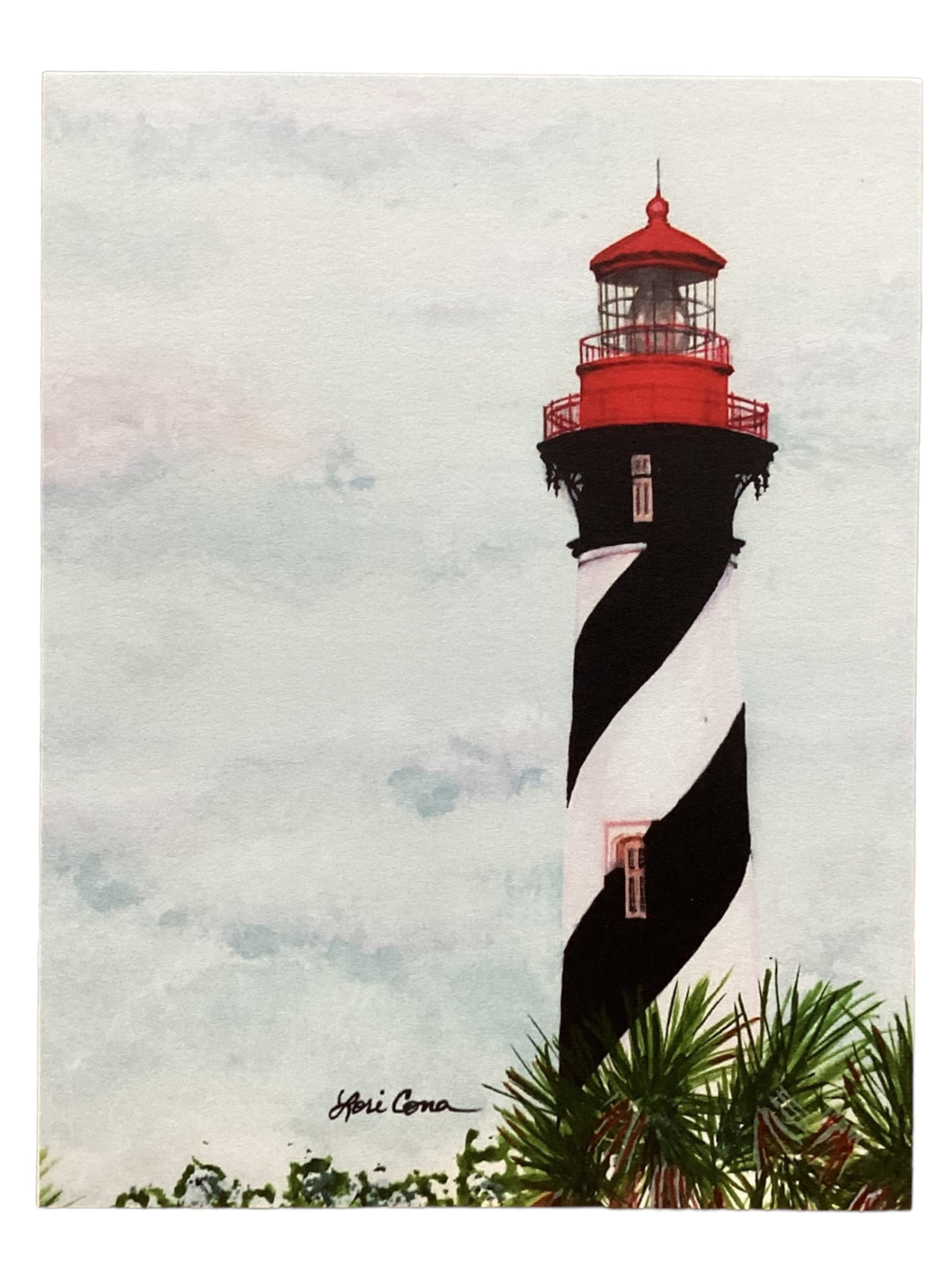 Notecard - St. Augustine Lighthouse - Single Card