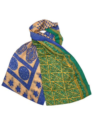 Vintage Sari Scarf Two-Sided
