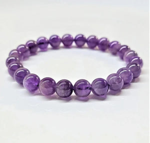 Amethyst Bracelet - 8mm