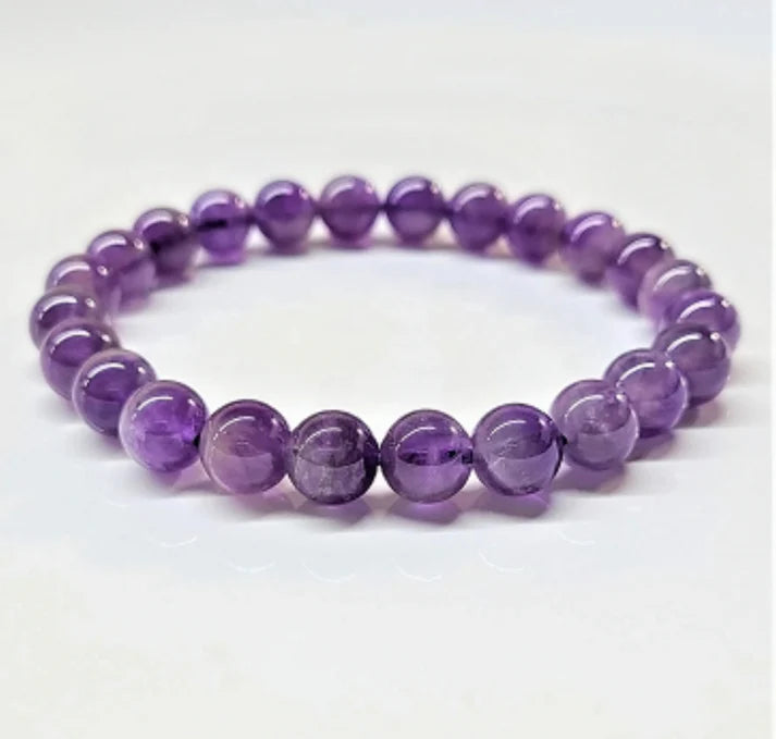 Amethyst Bracelet - 8mm