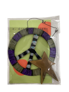 Peace Sign Ornament - Large