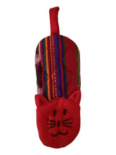 Cat Skillet Handle Holder - Festive Red