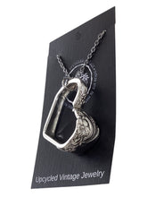 Silverplate Floating Heart Necklaces