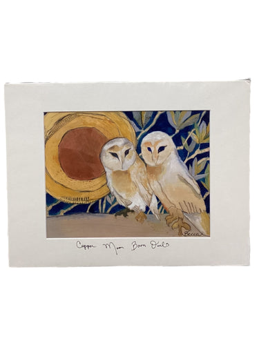 Copper Moon Barn Owls - Print - 11