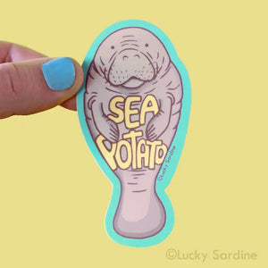 Manatee, Sea Potato Sticker