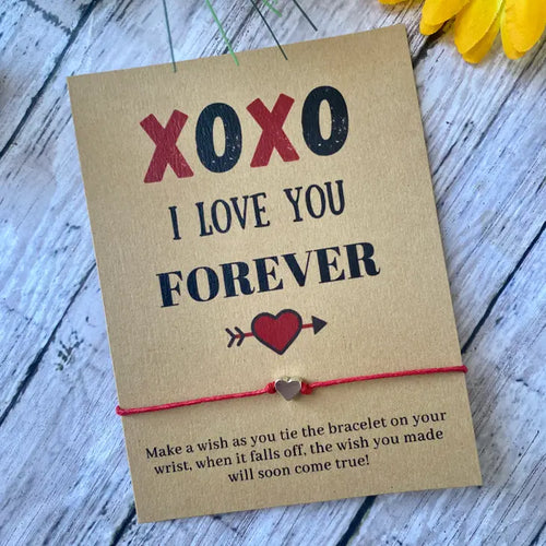 XOXO I Love You Forever Wish Bracelet