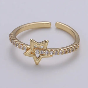 Star of the Universe 18k Gold Ring