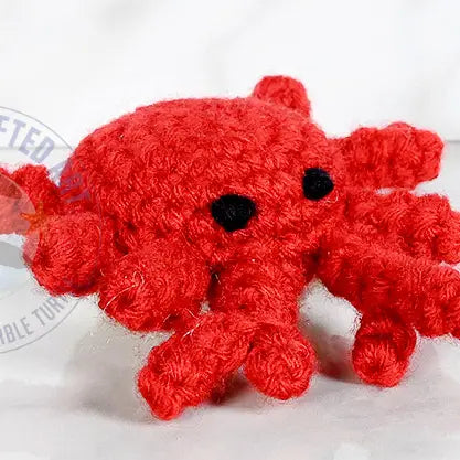 Hand Knitted Crab - 3