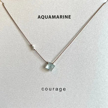 Aquamarine Necklace - Courage