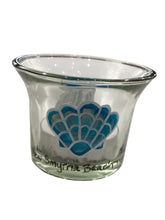 Tea Light Holder with Candle - Shell