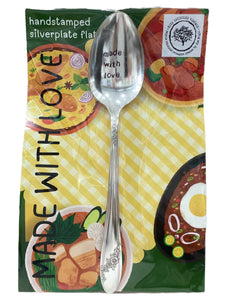 "Made With Love" Serving Spoon