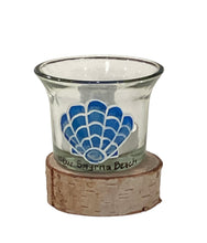 Tea Light Holder with Candle - Shell