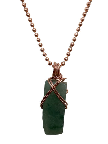 Green Aventurine Medium Stick Pendant