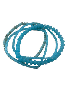 Crystal Bracelet - Set of 4 - Ocean