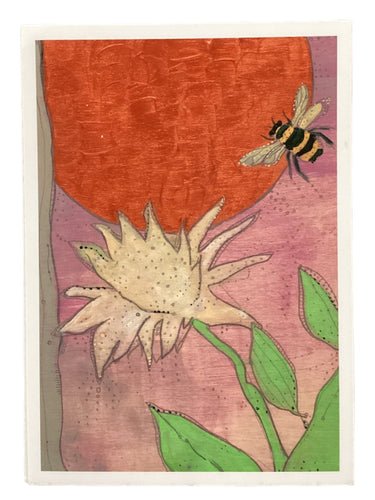 Copper Moon Blooming Night Cerus Honey Bees - Print - 5