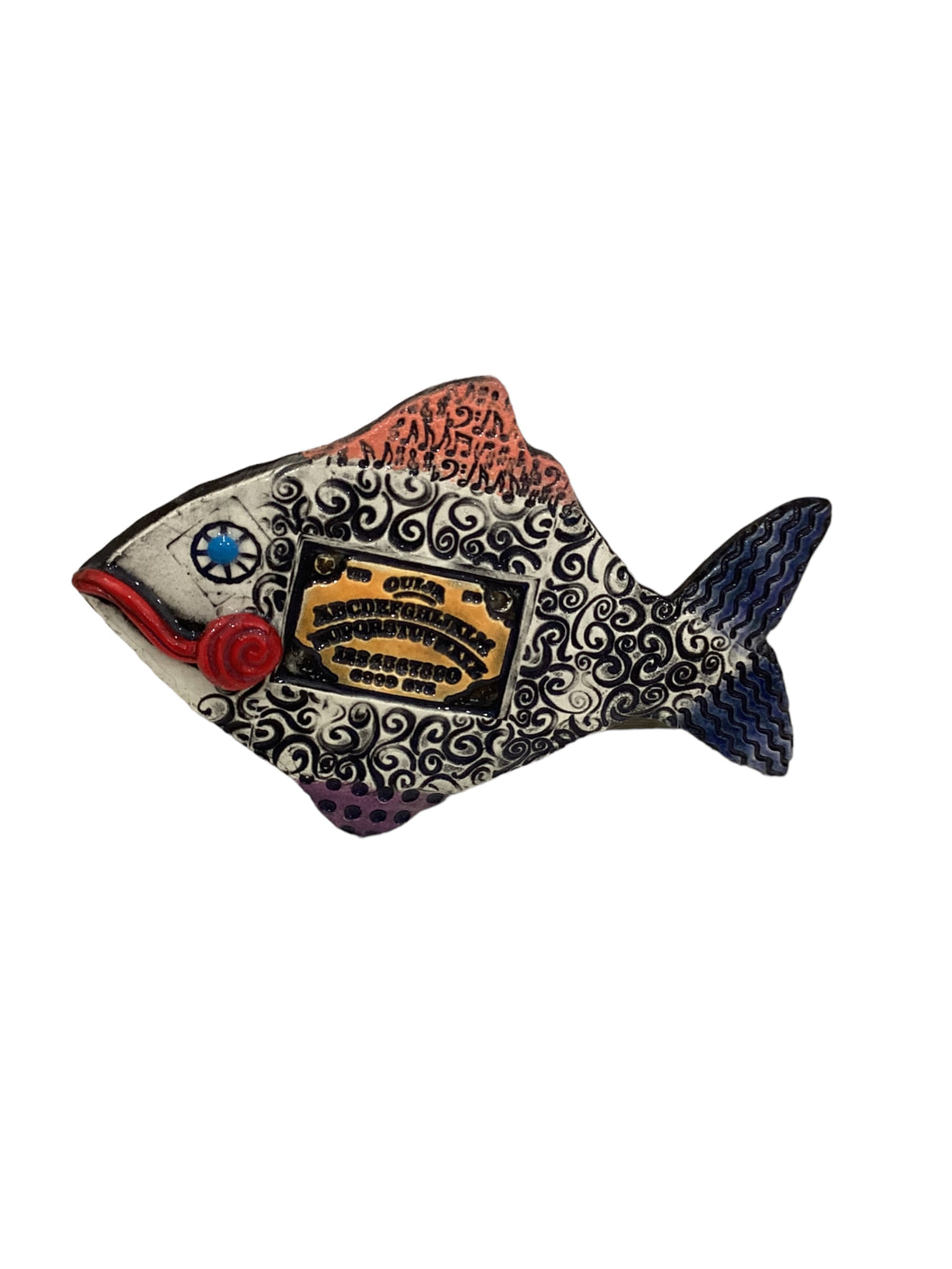 Ceramic Fish - Ouija 8
