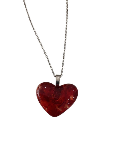 Red Heart Necklace