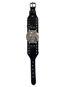 Steampunk Movement Belt Cuff Bracelet