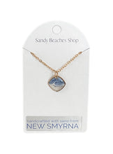 Custom Sand Necklace Wave -Gold