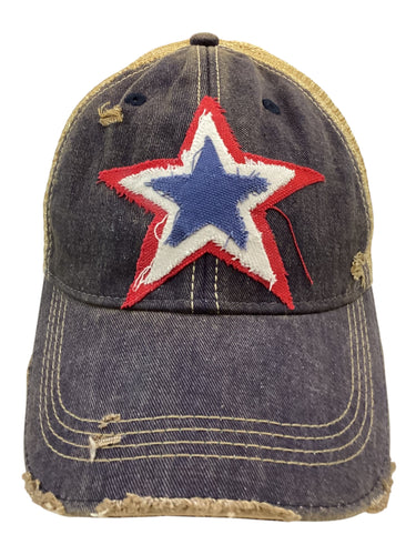 Star - Red, White and Blue Hat