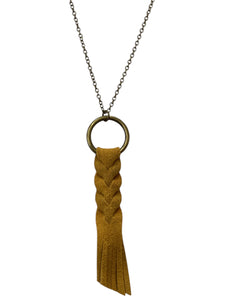 Knot Necklace - Mustard