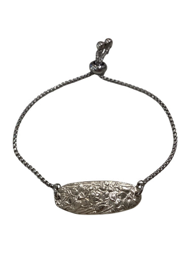 Silverplate Plain Slide Bracelet