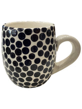 Small Polka Dot Mug - Black & White