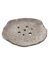 White with Speckled Soap Dish