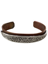 Silver/Copper Cuff Bracelet