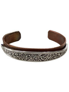 Silver/Copper Cuff Bracelet