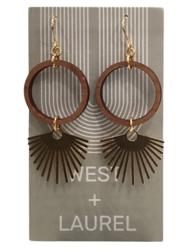 Classic Earrings - Hoop + Fan