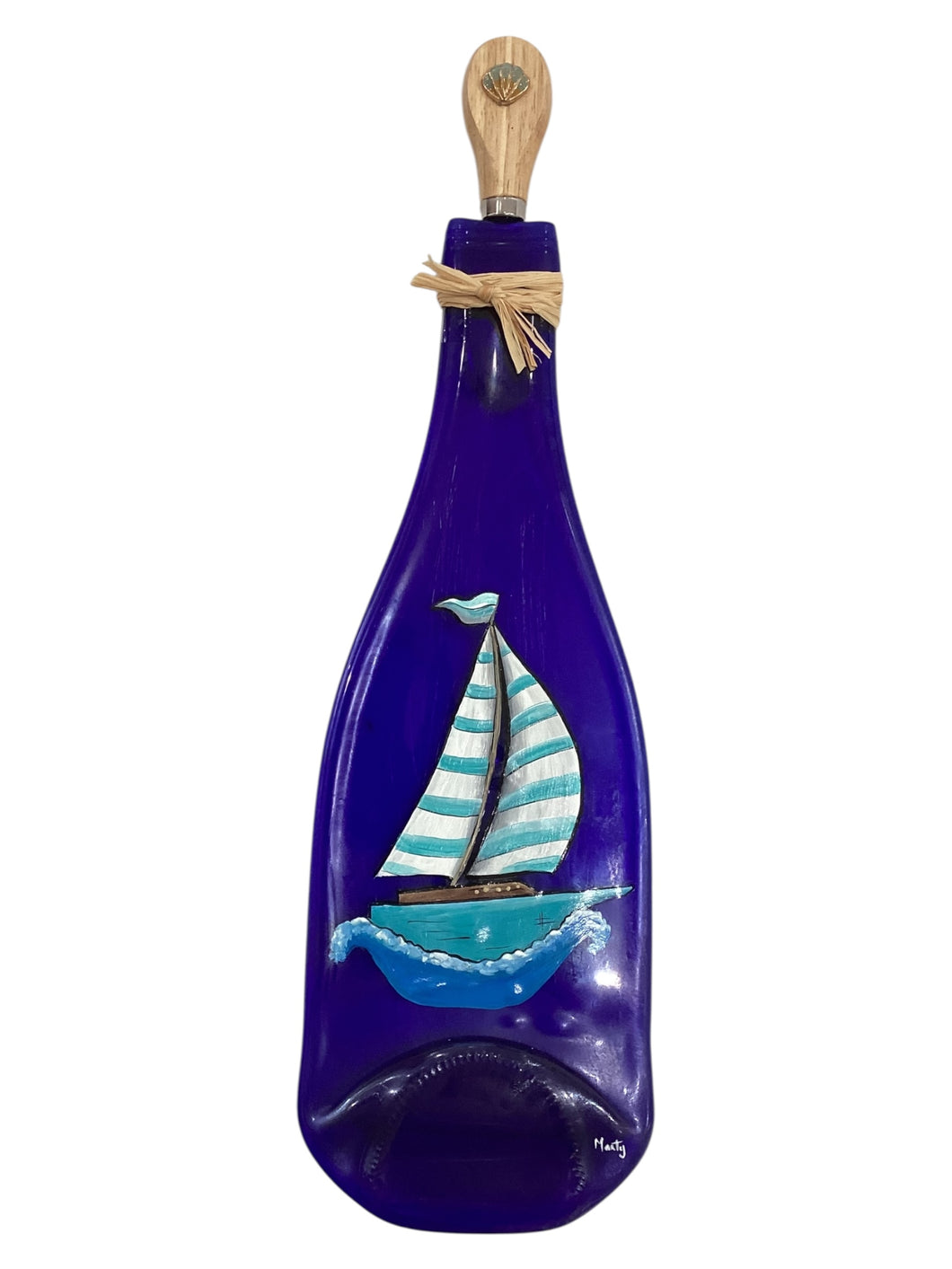 Cheeseboard with Spreader - Large - Sailboat