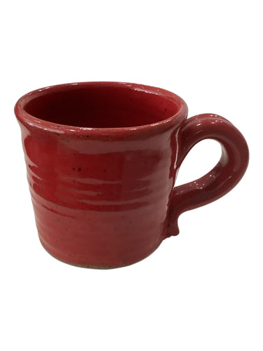 Handmade Pottery Mug - Red