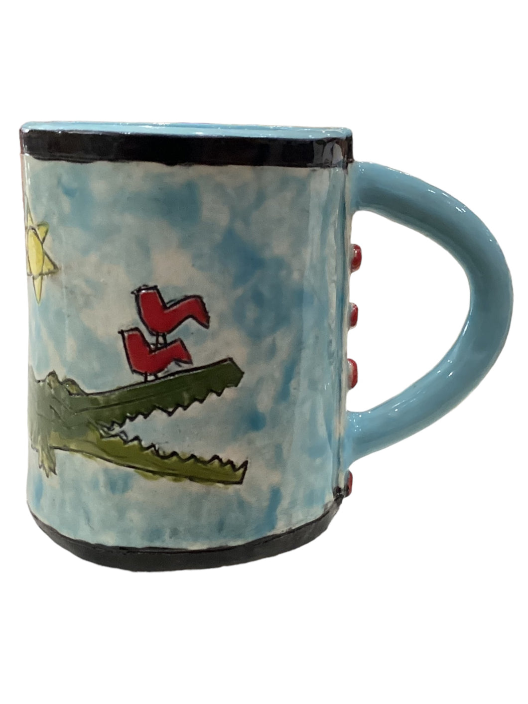 Animal Mug - Alligator/Light Blue