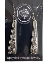 Silver Plate Stem Earrings
