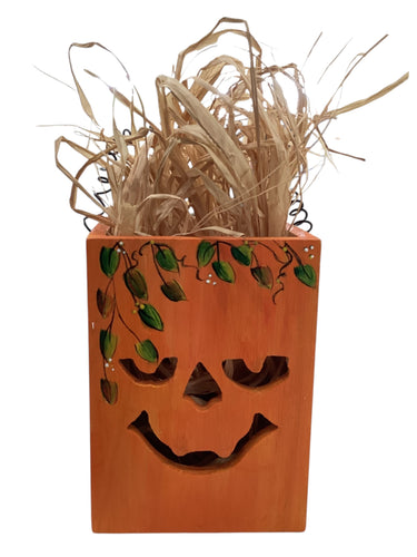 Wooden Pumpkin Sack
