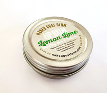 Lip Balm Screw Top Metal Tin - Lemon Lime