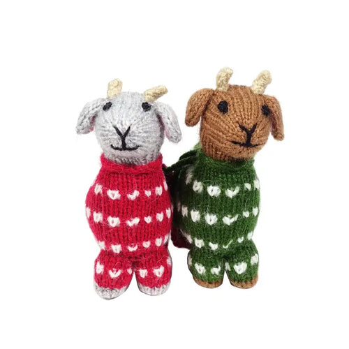 Baby Goats in Pajamas Ornament